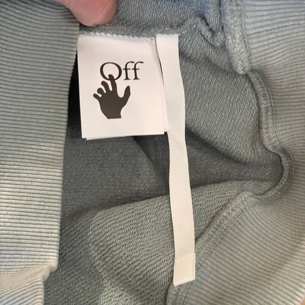 Off White Virgil Abloh main label xxs sweatshirt EUC - Picture 7 of 15